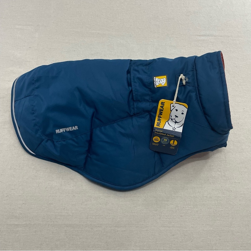Ruffwear Quinzee Insulated Dog Jacket 05603-460S1 XS 17-22 Blue Moon NEW NWT